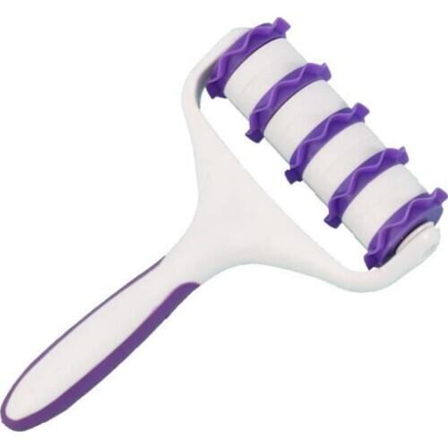 Biscuit Rolling Crimped Cutter Pastry Mould Lattice Roller Rolling Pin Baking Cookies Noodle Biscuit Fondant Cake Dough Roller