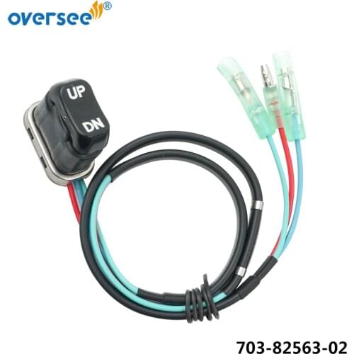 703-82563 Trim Tilt Switch For Yamaha Outboard Motor Parsun 2T Remote Controller Box Switch 703-82563-02