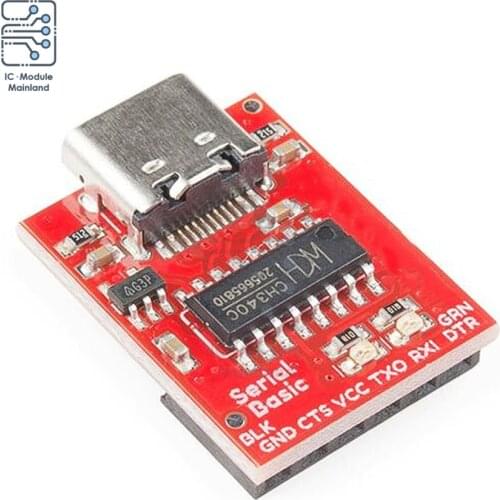 CH340C TYPE C USB to TTL Serial Port Module Bus Conversion Chip ISP Communicate Connector for STM32 Arduino STM8 STC MCU