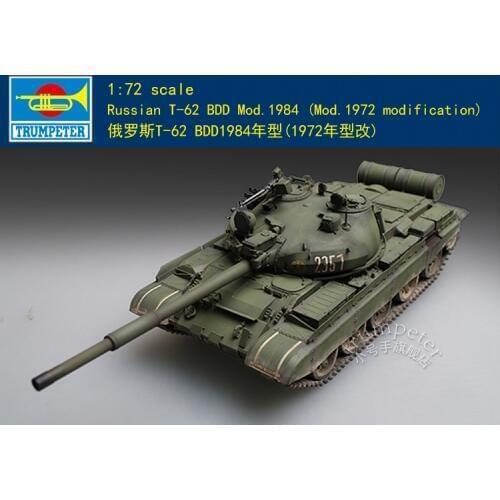 Trumpeter 07148 1/72 Russian T-62 BDD Mod.1984 (Mod.1972 modification) Model Kit