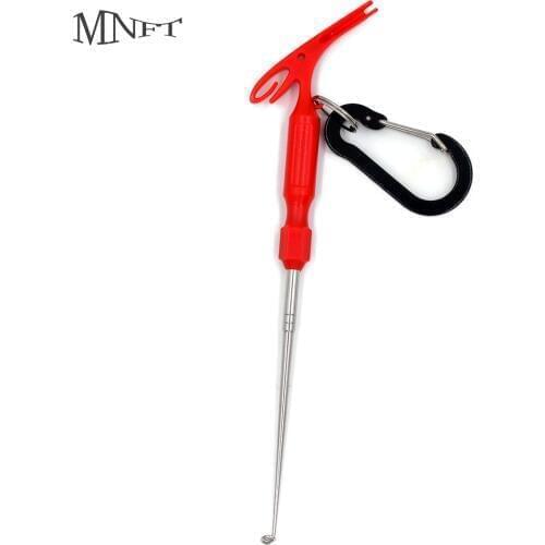 MNFT Pen Shape Hook Remover Quick Knot Tying Tool 3 in 1 Fishing Multi Loop Knot Tyer Tools Fly Fishing Angler Tackle