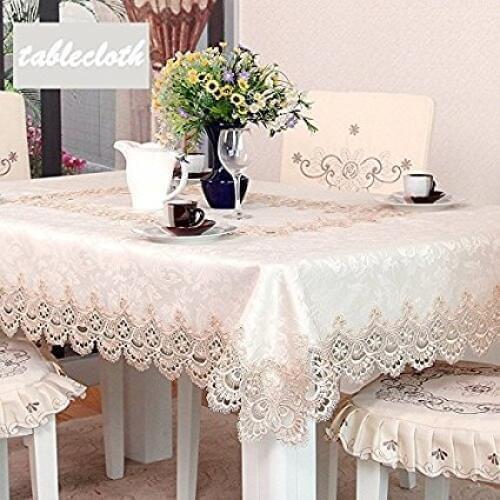 WINLIFE Lace Tablecloths On The Table