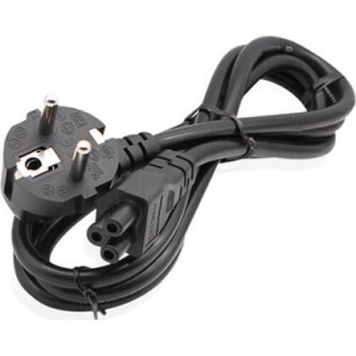 1.8M 3 X0.75 Square Meter Cloverleaf Lead to EU 2 Pin AC EU Plug Power Cable Lead Cord for Computer Printer Copier