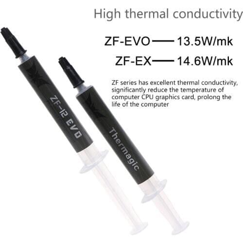 2021 New ZF-EX 14.6W/m k Thermal Grease Conductive Paste for processo CPU GPU IC Cooler