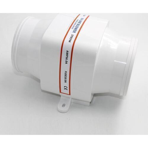4 inch Hose Inline Marine Bilge Air Blower 12 Volt 270 CFM Boat RV White