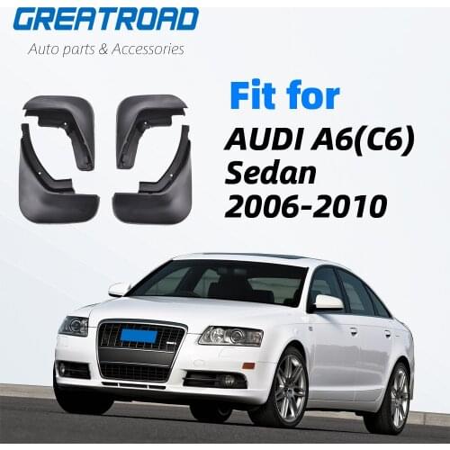 FIT FOR Audi A6 C6 2006 2007 2008 2009 2010 sedan Mud Flaps Splash Guards Auto Mudflap Mudguard Accessories