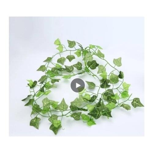2.1M Artificial Ivy Leaf Home Garden Party Wedding Decor Artificial Ivy Leaf Garland Plants Vine Fake Foliage Home Decoration
