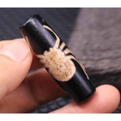 Magic Power Tibetan Old Agate Poisonous Spider King dZi Bead Pendant Amulet 50MM LKbrother Sauces Top Quality