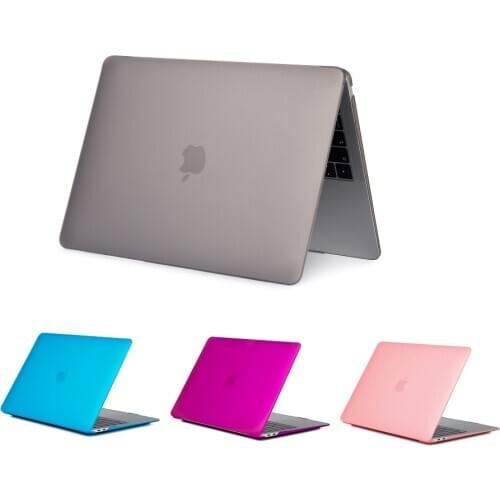 Matte Laptop Case For Apple Macbook Pro Retina Air 11 12 13 15,2018 for mac Air 13 A1932 A1466,New pro 13 15 A1706 A1708 shell
