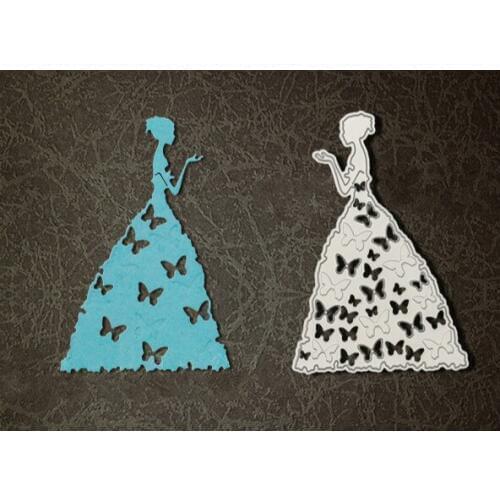 Metal Princess Wedding Bride girl Cutting Dies Stencils for DIY Scrapbooking photo album Decorative Embossing DIY Paper Cards