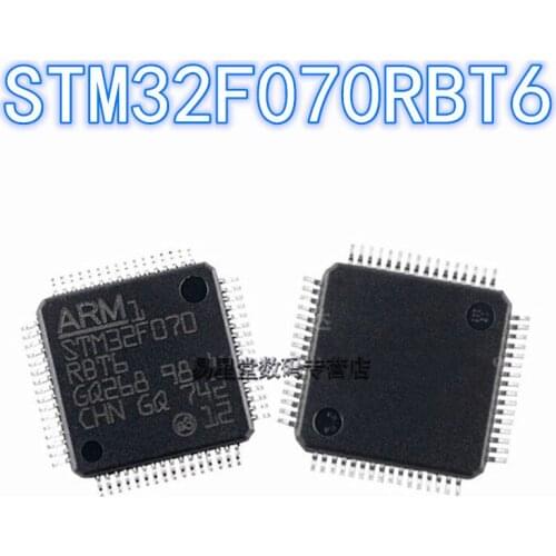 1PCS-5PCS 100% new original authentic STM32F070RBT6 QFP-64 32F070RBT6 QFP64 32-bit microcontroller chip