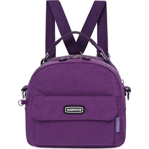 Multifunction Women Backpack Designer Brand School Bags for Girls Nylon Cloth Waterproof Bookbag Fashion Casual Small Backpack