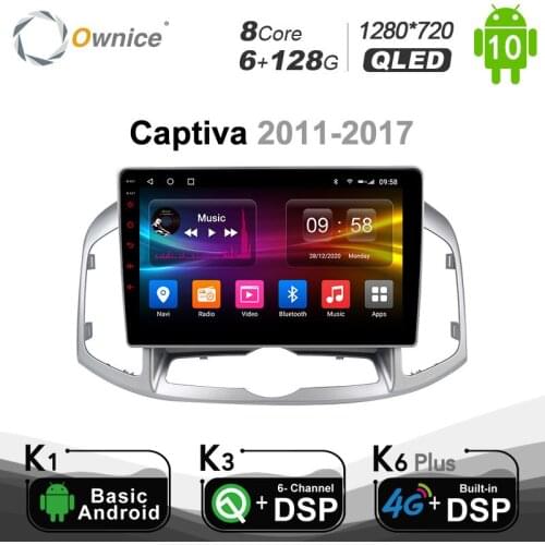Ownice Android 8 Core Car DVD Stereo For Chevrolet Captiva 2011 2012 2013 2014 2015 2016 2017 Radio GPS Navi Multimedia Audio