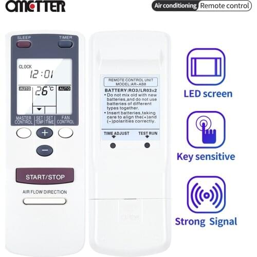 Suitable for Fujitsu air conditioner remote control AR-AB8 AR-AB10 AR-AB9 AR-AB24