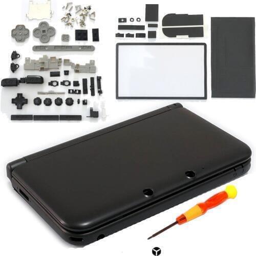 Full Housing Shell Case Cover Faceplate Set Repair Part Complete Fix Replacement free screwdriver for Nintendo 3DS XL