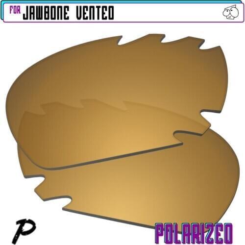 EZReplace Polarized Replacement Lenses for - Oakley Jawbone Vented Sunglasses - Gunmetal P