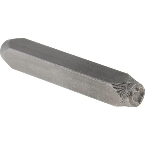 Steel 6mm Heart Punch Tool for Customizing Jewelry Clay Leathers DIY Project