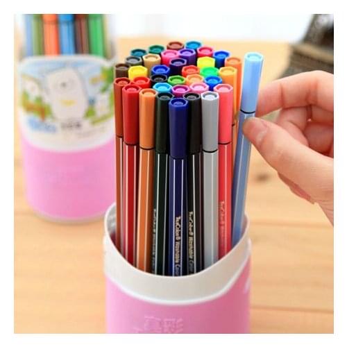 Fresh sleekly bottled crayon water wash water color pen child multicolour pen 18pcs