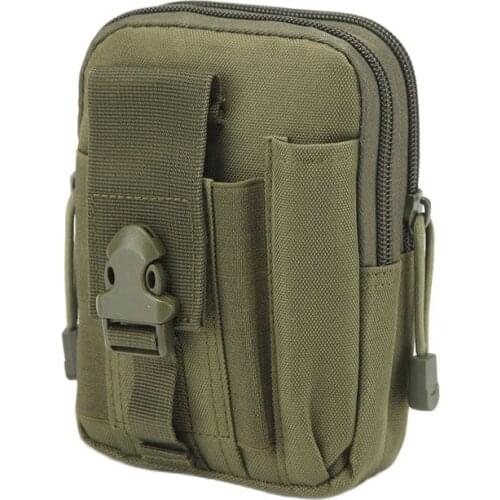 Tactical Camouflage Waist Bag Small Pouch Molle System Military Army Mobile Bag Male Field Wallet EDC Bag Multifunction