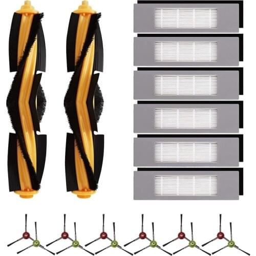 Replacement Parts for Ecovacs Deebot OZMO T8, T8 Max, T8 AIVI,Robot Vacuum Cleaner Accessories Brush Filters Kit