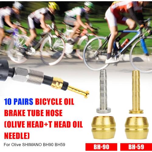 10 pairs MTB Bike Hydraulic Disc Brake Needle Olive Connect Insert for Olive shimano BH90 BH59 SRAM MAGURA Bicycle Brake Hose