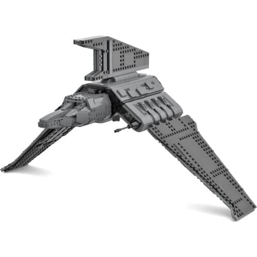 1543Pcs MOC-85592 Bad Batch Shuttel Havoc Marauder V.2 Sci-Fi Spacecraft Model Bricks Kit (Designed by Brick_boss_pdf)