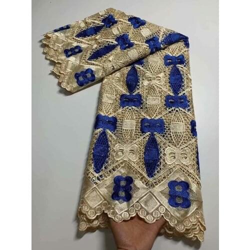 African lace fabric 2021 high quality lace black french african guipure lace cord lace with stones for wedding 5yards