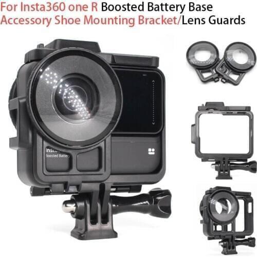 Insta360 One R Boosted Battery Base Lens Guard/ Mounting Bracket for Dual-Lens 360 Mod Camera Accessories Not Original