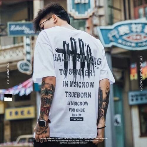 2021 White Summer Hip Hop T-Shirt Male Couple Harajuku Japan T Shirt Men Fashion Funny Loose Short Sleeve Gothic T Shirts Girls