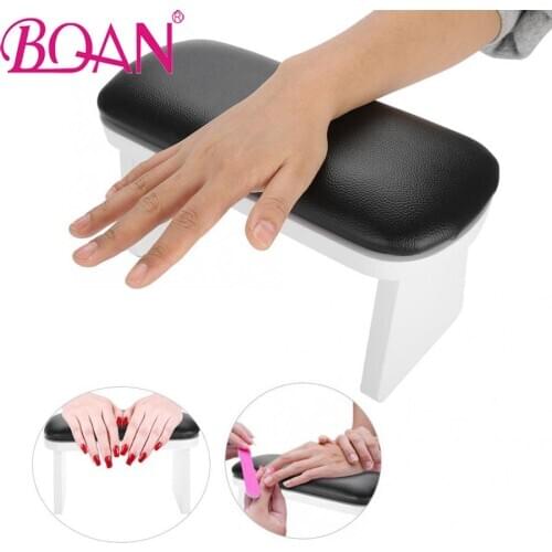 BQAN PU Leather Nail Art Beauty Salon Cushion Manicure Hand Pillow Nail Arm Rest Cushion Manicure Table Mat Arm Wrist Hand Rest