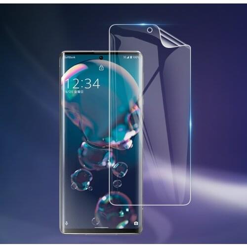 For Sharp Aquos R6 AQUOSR6 SH-51B 5G 6.67" Clear TPU Hydrogel Full Cover Soft Screen Protector Film ( Not Glass )