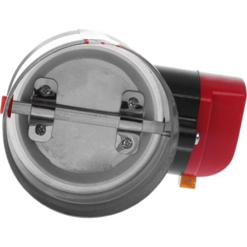 P15D 4" 220V AC Stainless Steel Electric Solenoid Valve Damper Tight Water Steam