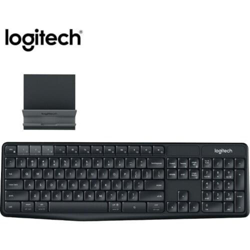 Logitech K375S Keyboard Wireless Connectivity Bluetooth And RF In Graphite For Laptop Decktop