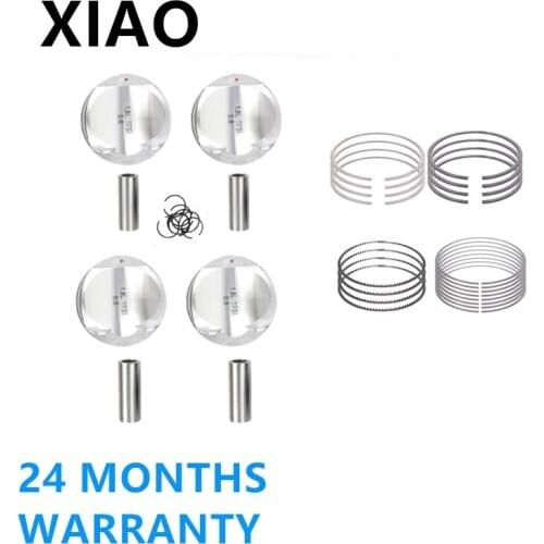 EA888 06J198151B Engine Piston Ring Assembly&Piston Set 06H107065BK For VW Passat Golf For Audi A3 A4 A5 TT 1.8TFSI 06J198401F