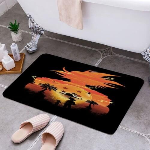 Beautiful Sunset Cheaper Anti-slip Modern Area Rugs Living Room Balcony Bathroom Printed Carpet Doormat Hallway Bath Mat