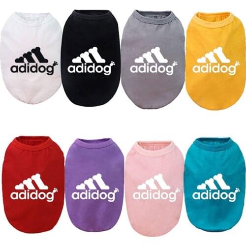 Summer Dog Clothes 100% Cotton Dog Vest For Large Dogs For Puppy Breathable Dogs T-shirt French Bulldog Golden Retriever Xs-5xl