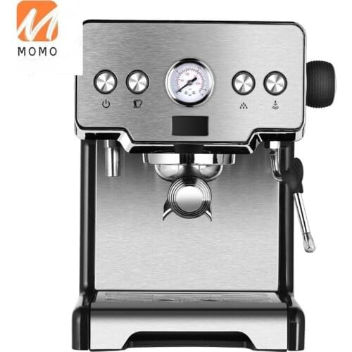 Stainless steel mini home use/commercial use coffee machine one head with water tank