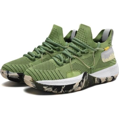 2021 New Mens And Womens Basketball Shoes Breathable Shock Absorption Non-Slip Wear-Resistant Gym Training Sports Shoes