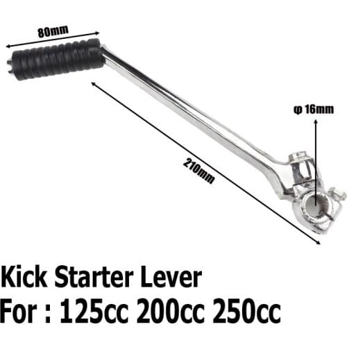 NEW 16mm Kick Starter Lever for Vertical engine 150cc 200cc 250cc dirt bike pit bike motorcycle motocross Engine Racing bike