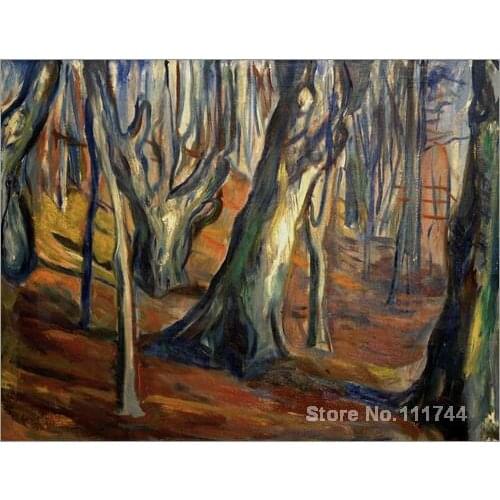 Online art gallery Autumn (Old trees Ekely) Edvard Munch paintings Hand painted High quality