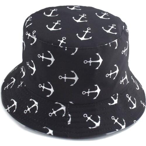 Men Bob Bucket Hat Reversible Sun Protection Fisherman Hats For Women Panama Chapeau Beach Fishing Visor Basin Cap