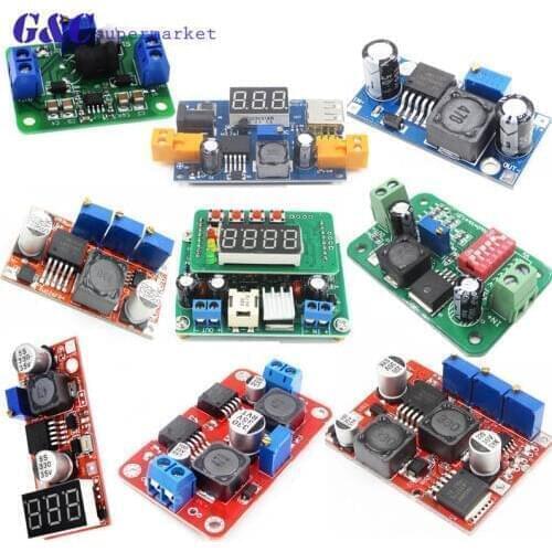 LM2596 BUCK DC-DC Voltage Adjustable Step up Down Power Module with LED Voltmeter diy electronics