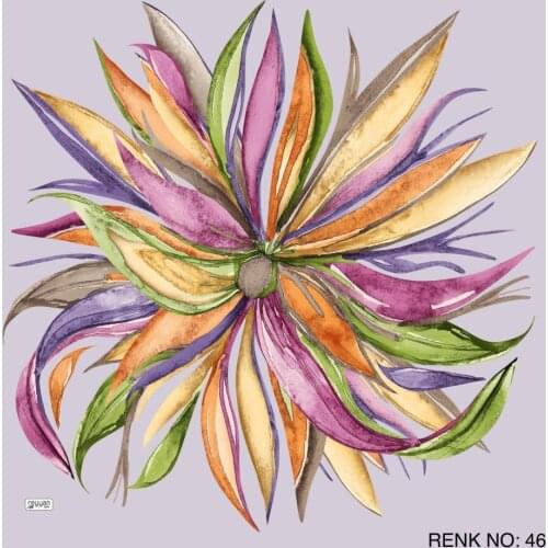 REYYAN SILK OYALIK WRITING (NEW QUALITY)-16318 - RENK-46