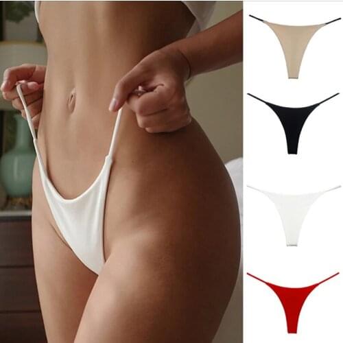 Womens Sexy Lace Floral Panties Thongs G-string V-string Breathable Sheer Briefs Panties Knickers Lingerie Underwear