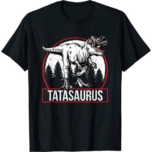 Tatasaurus Dinsoaur T-Shirt Tata Saurus Fathers Day Gift
