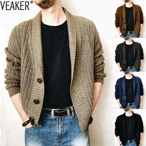 VEAKER Men's Cardigans
