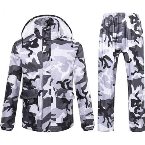 Waterproof Rain Set Raincoat Motorcycle Men and Women Rain Pants Suit Adult Walking Riding Capa De Chuva Gear Rainwear 6YY332