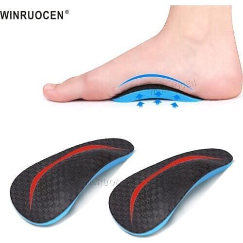 WINRUOCEN EVA Insole Orthotic Professional Arch Support Insole Flat Foot Flatfoot Corrector Shoe Cushion Insert orthopedic pad