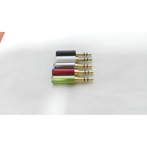 100PCS 1/8 "3.5mm Stereo Male Plug Audio for music player Solder New