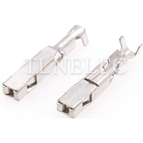 50pcs 1.5 Series Insert Spring Electric Wire Terminal Splice Pins for Auto Car Electronic Control Unit Terminal DJ627-1.5A